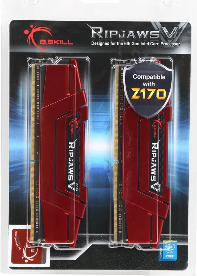 Alt view image 3 of 3 - G.SKILL Ripjaws V Series 32GB (2 x 16GB) 288-Pin DDR4 SDRAM DDR4 3000 (PC4 24000) Desktop Memory Model F4-3000C15D-32GVR
