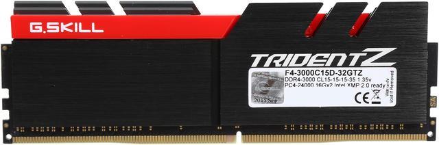 G.SKILL TridentZ Series 32GB (2 x 16GB) DDR4 3000 (PC4 24000 G.SKILL TridentZ Series 32GB (2 x 16GB) DDR4 3000 (PC4 24000