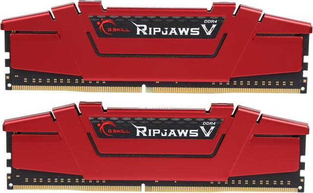 Ripjaws V Series 8GB (2 x 4GB) 288-Pin DDR4 SDRAM DDR4 3200 (PC4  25600) Desktop Memory Model F4-3200C16D-8GVRB Desktop Memory