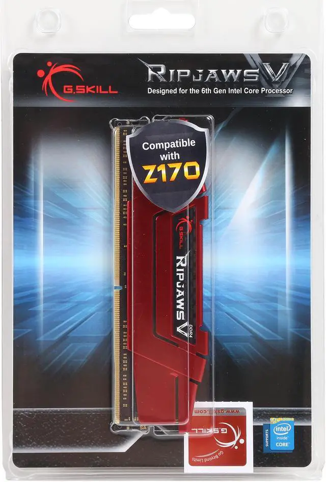 Alt view image 3 of 3 - G.SKILL Ripjaws V Series 16GB 288-Pin DDR4 SDRAM DDR4 3000 (PC4 24000) Desktop Memory Model F4-3000C15S-16GVR