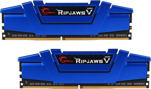 Main image of G.SKILL Ripjaws V Series 16GB (2 x 8GB) DDR4 2666 (PC4 21300) Desktop Memory Model F4-2666C15D-16GVB