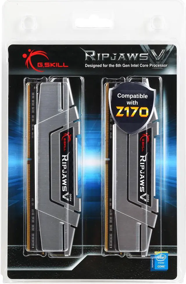 Alt view image 3 of 3 - G.SKILL Ripjaws V Series 16GB (2 x 8GB) 288-Pin PC RAM DDR4 2666 (PC4 21300) Desktop Memory Model F4-2666C15D-16GVS