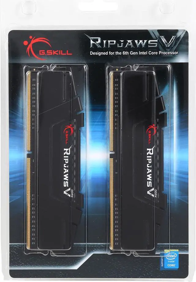 Alt view image 3 of 3 - G.SKILL Ripjaws V Series 8GB (2 x 4GB) 288-Pin DDR4 SDRAM DDR4 4000 (PC4 32000) Desktop Memory Model F4-4000C19D-8GVK