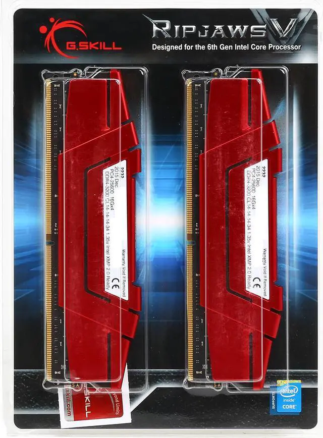 Alt view image 3 of 3 - G.SKILL Ripjaws V Series 64GB (4 x 16GB) DDR4 3200 (PC4 25600) Desktop Memory Model F4-3200C14Q-64GVR