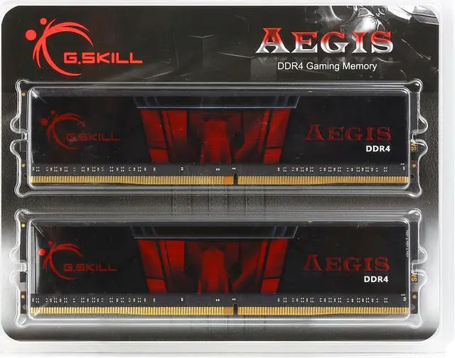 Alt view image 3 of 3 - G.SKILL Aegis 8GB (2 x 4GB) DDR4 2133 (PC4 17000) Desktop Memory Model F4-2133C15D-8GIS
