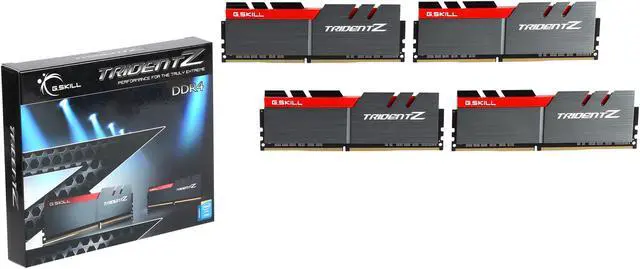 Alt view image 3 of 3 - G.SKILL TridentZ Series 32GB (4 x 8GB) DDR4 3600 (PC4 28800) Desktop Memory Model F4-3600C17Q-32GTZ