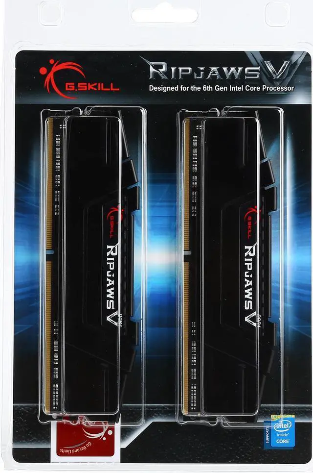 Alt view image 3 of 3 - G.SKILL Ripjaws V Series 32GB (4 x 8GB) 288-Pin DDR4 SDRAM DDR4 3600 (PC4 28800) Desktop Memory Model F4-3600C17Q-32GVK