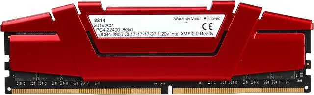 Alt view image 2 of 3 - G.SKILL Ripjaws V Series 8GB 288-Pin DDR4 SDRAM DDR4 2800 (PC4 22400) Desktop Memory Model F4-2800C17S-8GVR