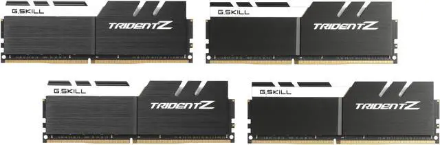Main image of G.SKILL TridentZ Series 64GB (4 x 16GB) DDR4 3200 (PC4 25600) Desktop Memory Model F4-3200C16Q-64GTZKW