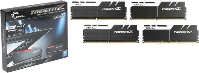 Alt view image 3 of 3 - G.SKILL TridentZ Series 64GB (4 x 16GB) DDR4 3200 (PC4 25600) Desktop Memory Model F4-3200C16Q-64GTZKW