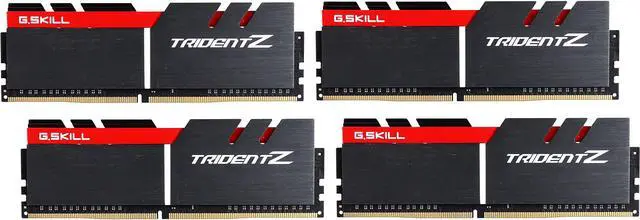 Main image of G.SKILL TridentZ Series 32GB (4 x 8GB) DDR4 3333 (PC4 26600) Memory (Desktop Memory) Model F4-3333C16Q-32GTZB