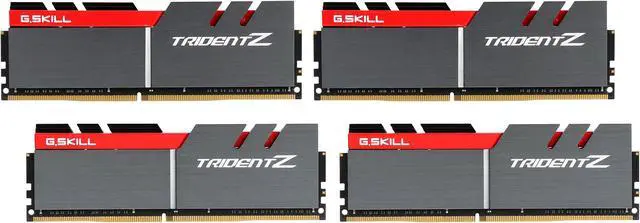 Main image of G.SKILL TridentZ Series 64GB (4 x 16GB) DDR4 3466 (PC4 27700) Desktop Memory Model F4-3466C16Q-64GTZ
