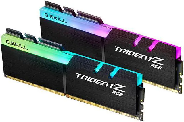 Main image of G.SKILL TridentZ RGB Series 16GB (2 x 8GB) DDR4 3000 (PC4 24000) Desktop Memory Model F4-3000C15D-16GTZR