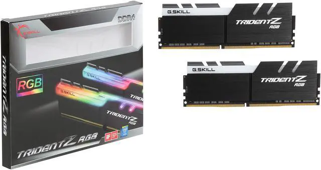 Alt view image 4 of 4 - G.SKILL TridentZ RGB Series 16GB (2 x 8GB) DDR4 3000 (PC4 24000) Desktop Memory Model F4-3000C15D-16GTZR