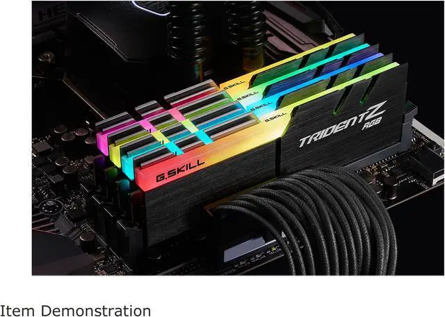 Alt view image 2 of 5 - G.SKILL TridentZ RGB Series 32GB (4 x 8GB) 288-Pin PC RAM DDR4 3000 (PC4 24000) Memory (Desktop Memory) Model F4-3000C16Q-32GTZR