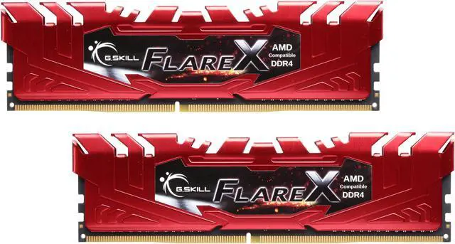 Main image of G.SKILL Flare X (for AMD) 16GB (2 x 8GB) DDR4 2400 (PC4 19200) Memory (Desktop Memory) Model F4-2400C15D-16GFXR
