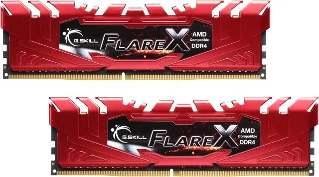 Main image of G.SKILL Flare X Series 16GB (2 x 8GB) DDR4 2400 (PC4 19200) Memory (Desktop Memory) Model F4-2400C16D-16GFXR