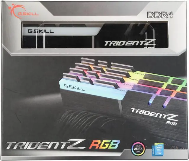 Alt view image 2 of 2 - G.SKILL TridentZ RGB Series 64GB (4 x 16GB) 288-Pin PC RAM DDR4 3200 (PC4 25600) Desktop Memory Model F4-3200C14Q-64GTZR