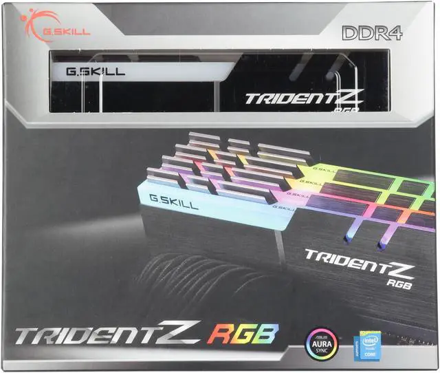 Alt view image 2 of 2 - G.SKILL TridentZ RGB Series 64GB (4 x 16GB) 288-Pin PC RAM DDR4 3600 (PC4 28800) Desktop Memory Model F4-3600C17Q-64GTZR