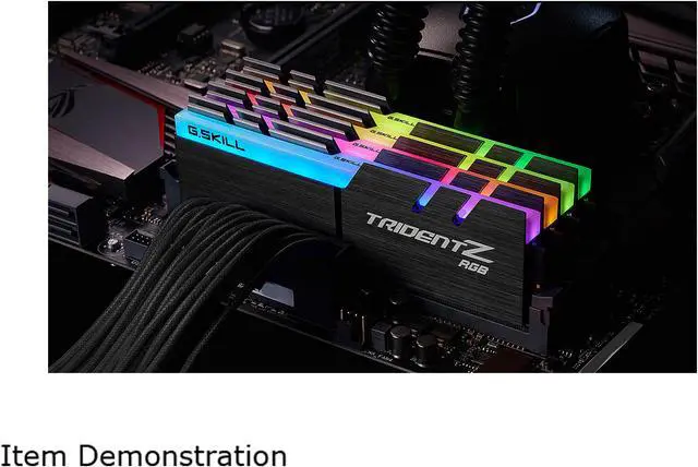 Alt view image 2 of 5 - G.SKILL TridentZ RGB Series 32GB (4 x 8GB) DDR4 3733 (PC4 29800) Desktop Memory Model F4-3733C17Q-32GTZR