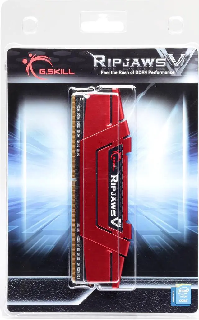 Alt view image 3 of 3 - G.SKILL Ripjaws V Series 8GB 288-Pin DDR4 SDRAM DDR4 2400 (PC4 19200) Desktop Memory Model F4-2400C17S-8GVR