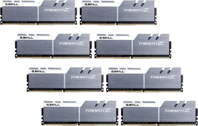 Main image of G.SKILL TridentZ Series 128GB (8 x 16GB) DDR4 3866 (PC4 30900) Desktop Memory Model F4-3866C19Q2-128GTZSW
