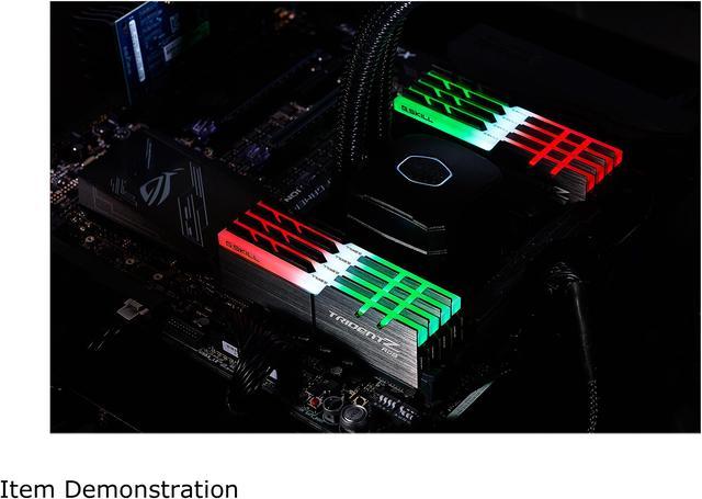 G.SKILL TridentZ RGB Series 64GB (8 x 8GB) 288-Pin PC RAM DDR4 4000 (PC4  32000) Desktop Memory Model F4-4000C18Q2-64GTZR