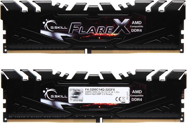 G.SKILL Flare X Series 32GB (4 x 8GB) DDR4 3200 (PC4 25600