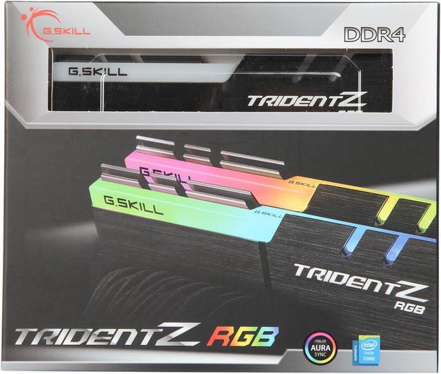 Alt view image 3 of 3 - G.SKILL TridentZ RGB Series 32GB (2 x 16GB) 288-Pin PC RAM DDR4 2400 (PC4 19200) Desktop Memory Model F4-2400C15D-32GTZRX