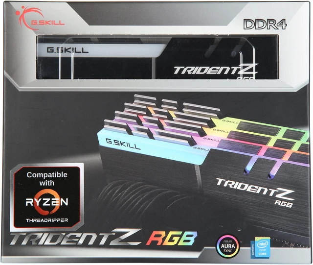 G.SKILL Trident Z RGB (For AMD) 32GB (4 x 8GB) DDR4 2400 (PC4