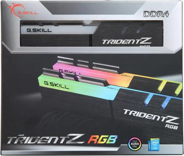 Alt view image 5 of 5 - G.SKILL TridentZ RGB Series 16GB (2 x 8GB) DDR4 2933 (PC4 23400) Desktop Memory Model F4-2933C14D-16GTZRX