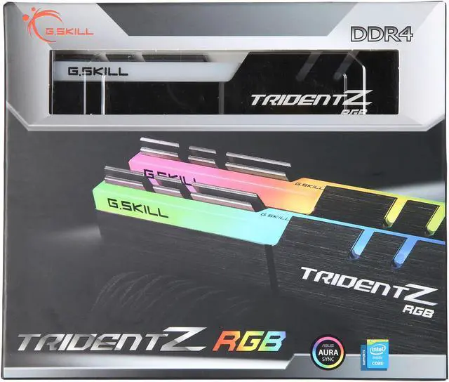 Alt view image 5 of 5 - G.SKILL Trident Z RGB (For AMD) 16GB (2 x 8GB) DDR4 2933 (PC4 23400) Desktop Memory Model F4-2933C16D-16GTZRX