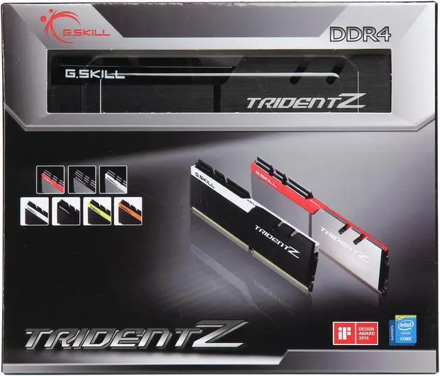Alt view image 3 of 3 - G.SKILL TridentZ Series 32GB (2 x 16GB) DDR4 4000 (PC4 32000) Desktop Memory Model F4-4000C19D-32GTZKK