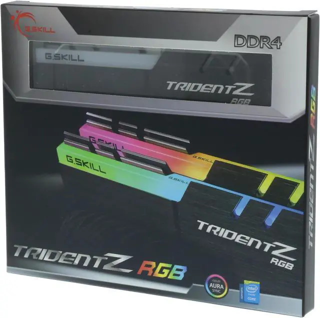 Alt view image 3 of 3 - G.SKILL TridentZ RGB Series 16GB (2 x 8GB) 288-Pin PC RAM DDR4 4000 (PC4 32000) Desktop Memory Model F4-4000C17D-16GTZR