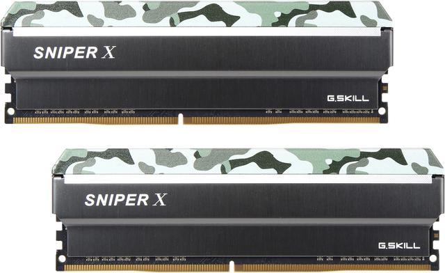 G.SKILL Sniper X Series 32GB (2 x 16GB) DDR4 2400 (PC4 19200) Desktop  Memory Model F4-2400C17D-32GSXF