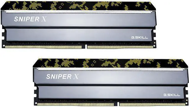 Main image of G.SKILL Sniper X Series 16GB (2 x 8GB) DDR4 3000 (PC4 24000) Desktop Memory Model F4-3000C16D-16GSXKB