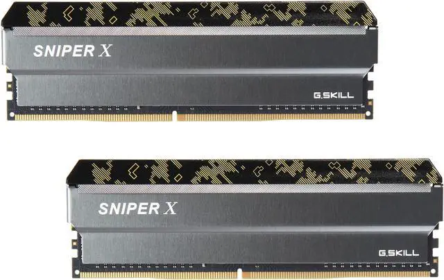 Alt view image 2 of 4 - G.SKILL Sniper X Series 16GB (2 x 8GB) DDR4 3000 (PC4 24000) Desktop Memory Model F4-3000C16D-16GSXKB