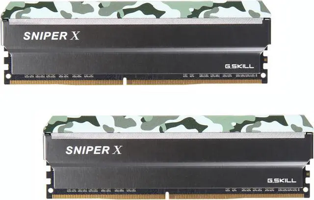 Alt view image 2 of 4 - G.SKILL Sniper X Series 32GB (2 x 16GB) DDR4 3000 (PC4 24000) Desktop Memory Model F4-3000C16D-32GSXFB
