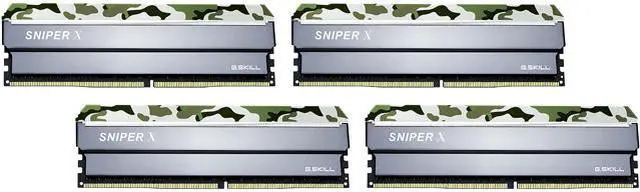 G.SKILL Sniper X Series 64GB (4 x 16GB) DDR4 3600 (PC4 28800