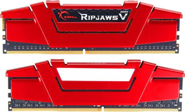 Alt view image 2 of 3 - G.SKILL Ripjaws V Series 16GB (2 x 8GB) DDR4 2666 (PC4 21300) Desktop Memory Model F4-2666C19D-16GVR