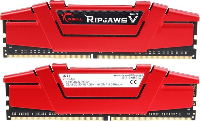 G.SKILL Ripjaws V Series 16GB SDRAM DDR4 3600 Desktop Memory