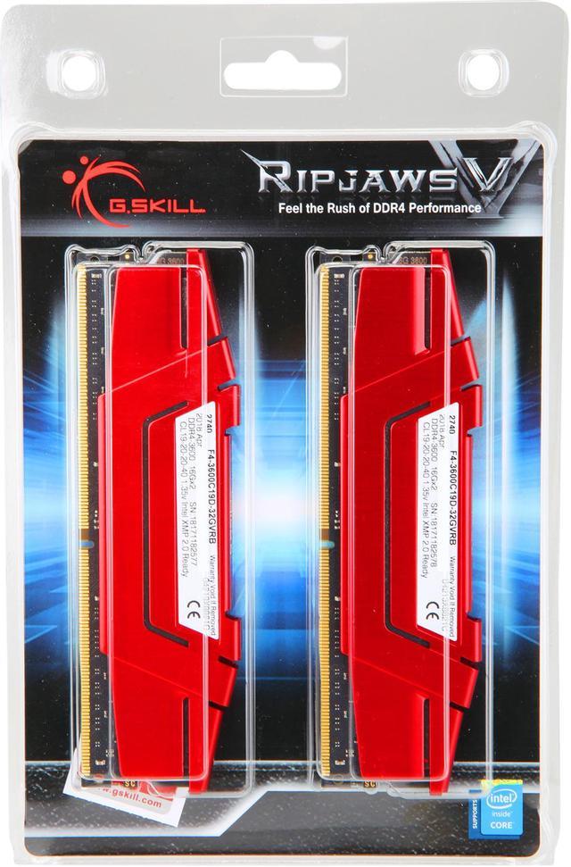 G.SKILL Ripjaws V Series 32GB (2 x 16GB) 288-Pin PC RAM DDR4 3600