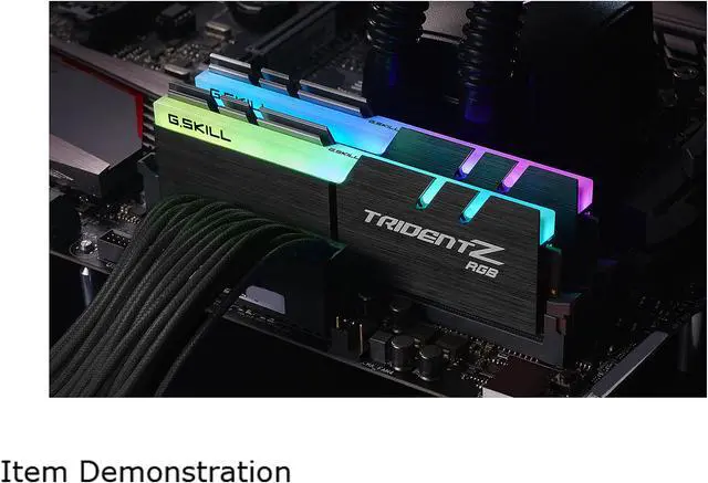 Alt view image 3 of 5 - G.SKILL TridentZ RGB Series 16GB (2 x 8GB) 288-Pin PC RAM DDR4 4400 (PC4 35200) Desktop Memory Model F4-4400C18D-16GTZR