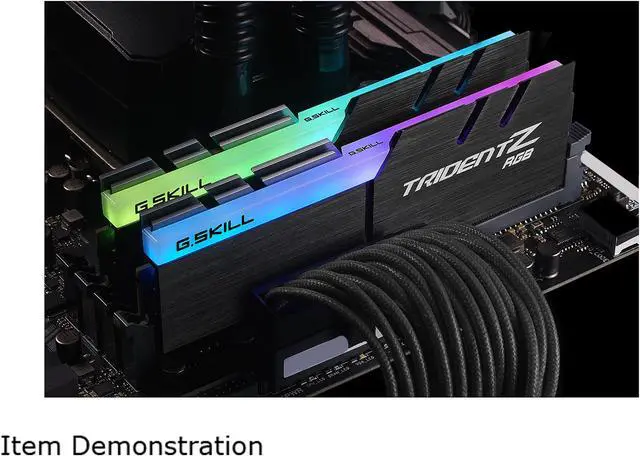Alt view image 4 of 5 - G.SKILL TridentZ RGB Series 16GB (2 x 8GB) 288-Pin PC RAM DDR4 4400 (PC4 35200) Desktop Memory Model F4-4400C18D-16GTZR