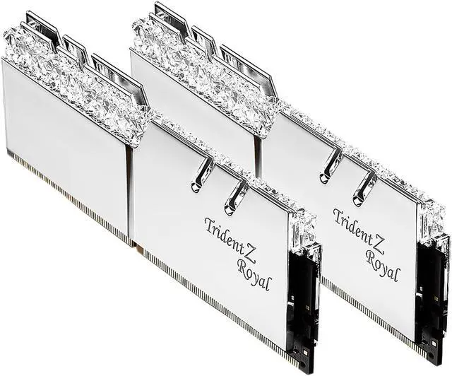 Alt view image 3 of 5 - G.SKILL Trident Z Royal Series 32GB (4 x 8GB) 288-Pin RGB DDR4 SDRAM DDR4 4000 (PC4 32000) Desktop Memory Model F4-4000C17Q-32GTRS