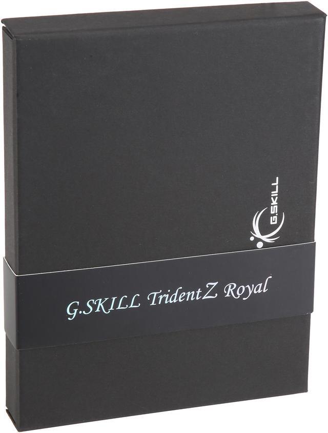 Alt view image 4 of 4 - G.SKILL Trident Z Royal Series 32GB (2 x 16GB) 288-Pin RGB DDR4 SDRAM DDR4 3200 (PC4 25600) Desktop Memory Model F4-3200C16D-32GTRS