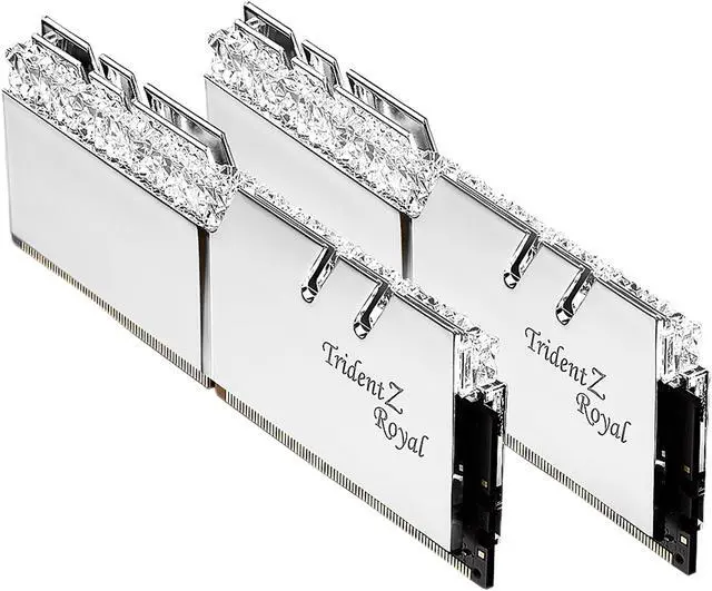 Alt view image 3 of 4 - G.SKILL Trident Z Royal Series 32GB (2 x 16GB) 288-Pin RGB DDR4 SDRAM DDR4 3200 (PC4 25600) Desktop Memory Model F4-3200C14D-32GTRS