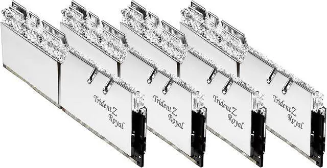 Alt view image 2 of 4 - G.SKILL Trident Z Royal Series 32GB (4 x 8GB) 288-Pin RGB DDR4 SDRAM DDR4 3600 (PC4 28800) Desktop Memory Model F4-3600C16Q-32GTRS