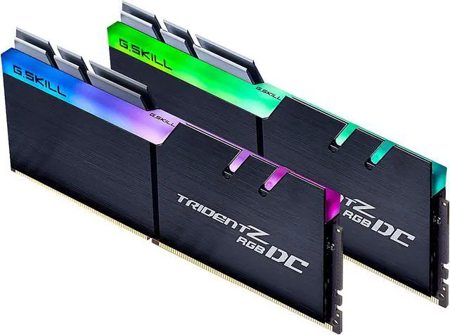 Main image of G.SKILL Trident Z RGB DC Series 64GB (2 x 32GB) DDR4 3200 (PC4 25600) Desktop Memory Model F4-3200C14D-64GTZDCB