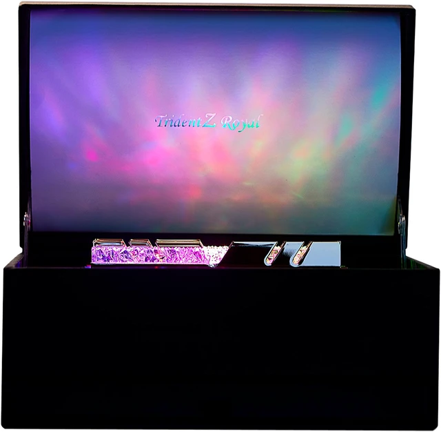 Alt view image 2 of 2 - G.SKILL Trident Z Royal Series 32GB (4 x 8GB) 288-Pin PC RAM DDR4 3600 (PC4 28800) Desktop Memory - Collector Edition Model F4-3600C16Q-32GTRSU